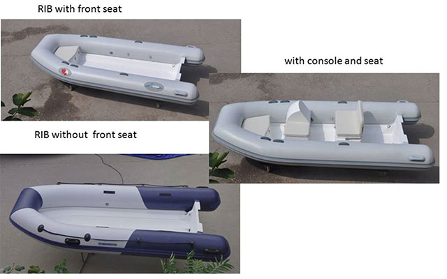 2.4米3米 / 7.9英尺-9.9英尺 平底玻璃钢橡皮艇
